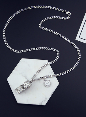 长款欧美项链口哨流行饰品女