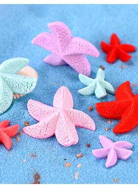 生态瓶海景鱼缸摆设可爱风小摆件