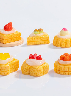 树脂摆件卡通桌面仿真食物微景观