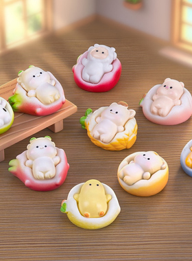 微景观手工造景动物十二生肖摆件