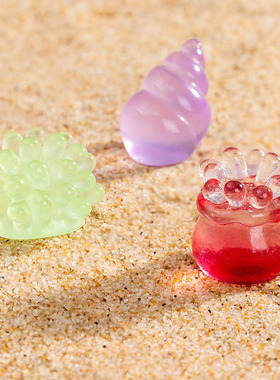 树脂造景卡通手工夜光小动物摆件