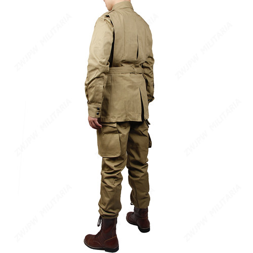 美式复古 M42伞兵服套装 101\82空降师空降兵 复刻军事风 工装服 - 图0