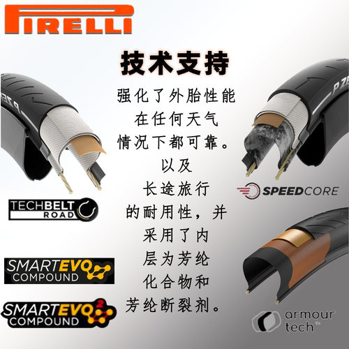 Pirelli倍耐力P0 ZERO RACE RS四季公路车外胎P4/P7开口真空26/28 - 图2