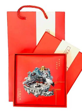 武当山文创冰箱贴2026新款金属浮雕磁贴湖北旅游纪念品伴手礼物