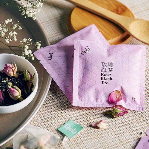 茶里玫瑰红茶茶包 ChaLi花草茶袋泡茶袋装茉莉花茶12包 桂花乌龙 - 图0