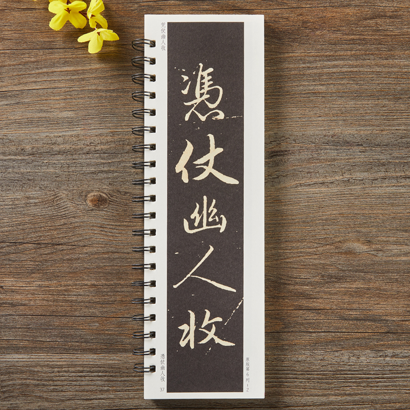 【现货正版】赵孟頫梅花诗行书毛笔书法字帖原大加放大赵孟俯经典碑帖临摹字卡全文初学者成人入门练习近距离临帖卡诗帖 - 图2