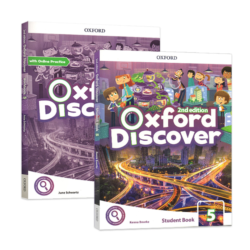 【进口直营】新版牛津 Oxford Discover 5级别含APP牛津少儿英语探索发现系列外国语中小学生英语科普ESL教材批判思维-图0