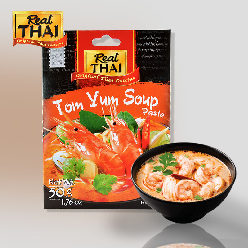 丽尔泰冬阴功酱泰式海鲜汤 Tom Yum Soup Paste 50g*12袋-图0