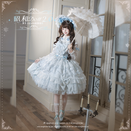 二批尾款【昭和doll1.0&2.0】doll感lolita连衣裙梦孚子 - 图2