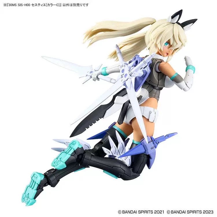 正品现货全新30MS SIS-H00 瑟斯媞 配色C 黑皮 机娘拼装模型 手办 - 图3