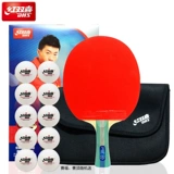 Red Double Hi Four Star Table Tennis Racket 2 упаковка пять звезд, 1 -я звезда, 1 сингл 456 -звездочный профессиональный класс Cyclone Straight Shot