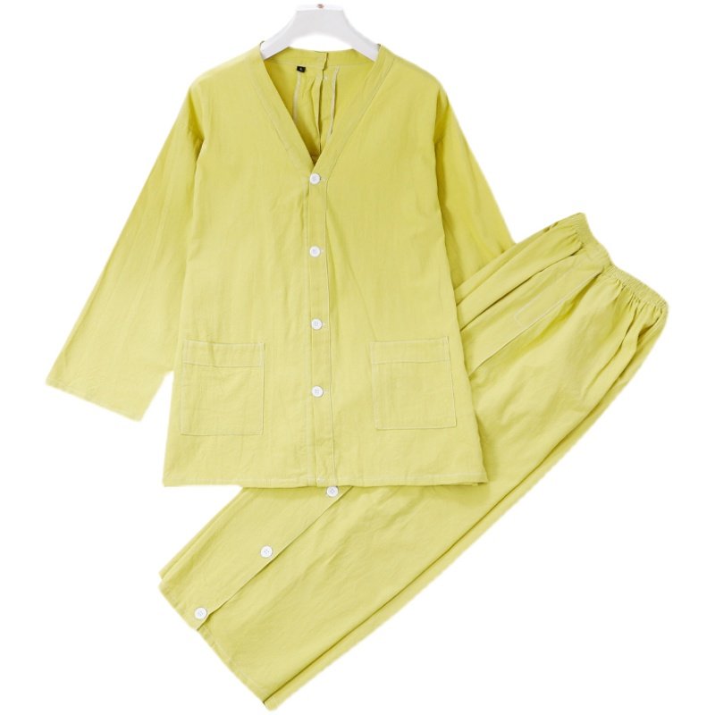 长裤长袖汗蒸服女款100%纯棉洋气前后开扣艾灸服理疗服桑拿服SPA,淘宝优惠券,粉丝福利购,淘宝优惠卷