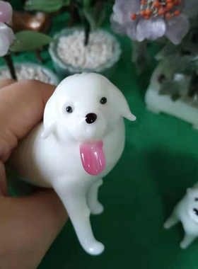 琉璃纯手工动物小摆件