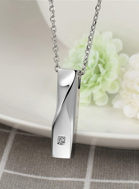 骨灰盒爱心形文字图片吊坠可定制