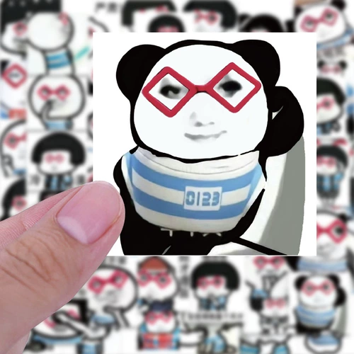 50 новых смайликов Xiaoyuk, скульптуры из песка, забавное психическое состояние, креативные наклейки для украшения рабочего стола мобильного телефона