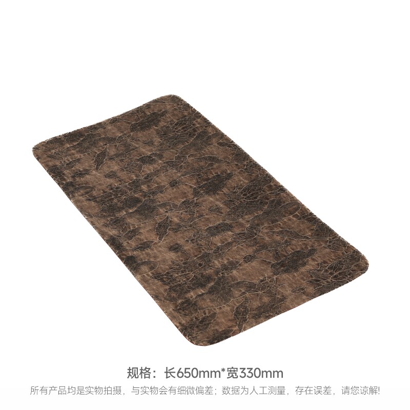 Banniang's Tea Old material fragrant cloud gauze lotus double-sided tea mat tea table mat retro dry soaking mat tea set tea accessories