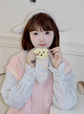 奈里nicein可爱甜美小狗领带