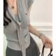 ຊຸດກະໂປງເສື້ອຍືດແຂນສັ້ນ Ribbon embroidered sweater for women summer new high-waist slim skirt set two-piece hip-hugging short skirt set
