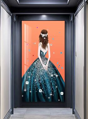 轻奢风美女艺术人物挂画装饰画