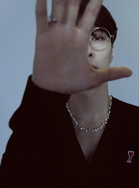 张艺兴彩米珠项链优品精工轻奢潮