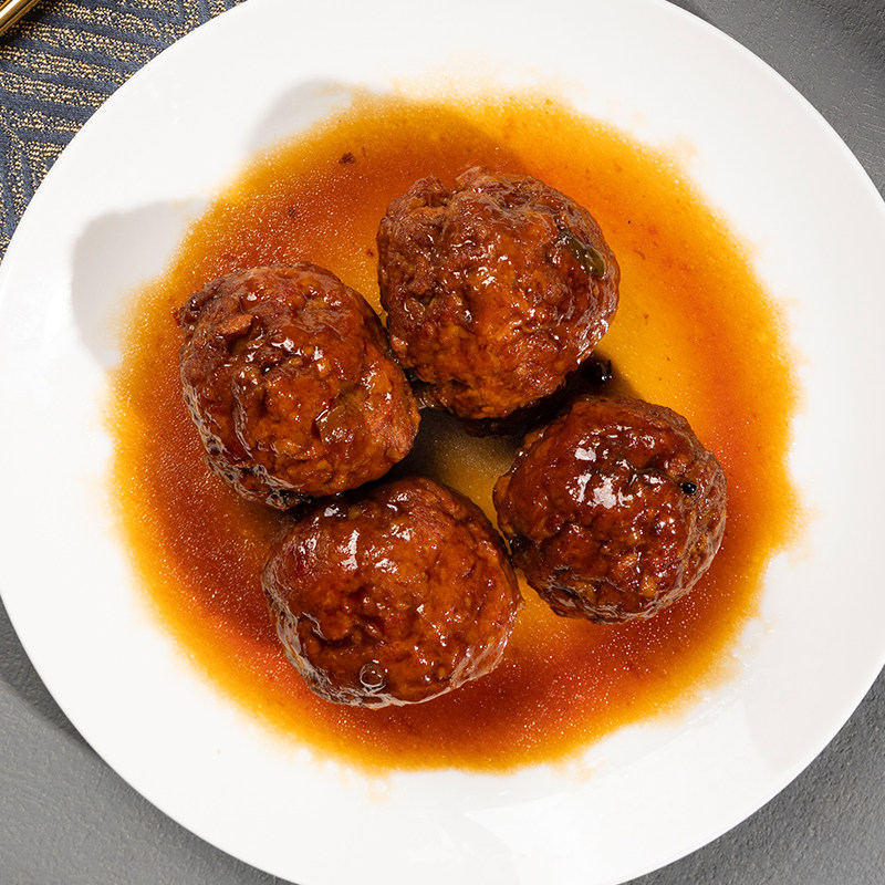 【闹妈专属链接】膳博士新鲜黑猪肉红烧狮子头肉丸子四喜丸子熟食,淘宝优惠券,粉丝福利购,淘宝优惠卷