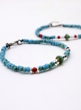 原创设计进口琉璃珠男女手链手串