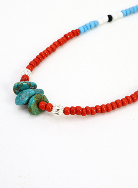 925银琉璃珠男女原创设计项链