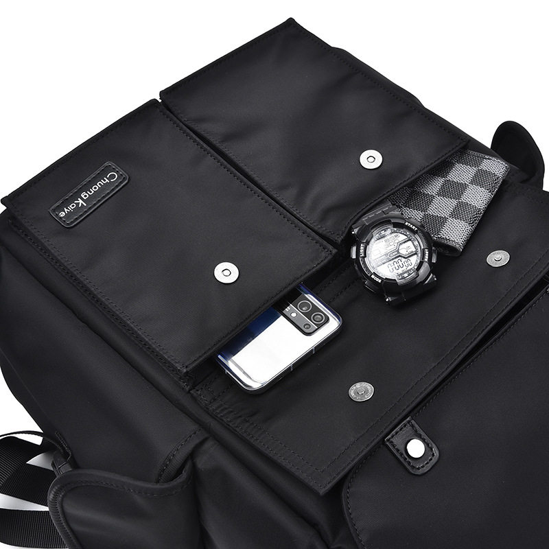 ChuongKaiye新款男士双肩包时尚简约背包防水休闲书包大容量男包,淘宝优惠券,粉丝福利购,淘宝优惠卷