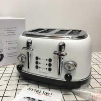 Exit Four-sheet fully automatic Multifunction Multitaxi Stove Toast Machine Home Toasted Bread Breakfast Machine Retro Toaster