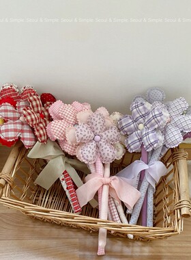 韩系INS生日布置布艺手作花朵道具节日求婚装饰服装花束氛围道具