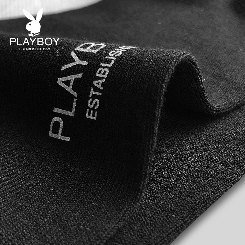 花花公子男士中高筒莫代尔薄款男袜 露莱丝服饰短袜/打底袜/丝袜/美腿袜