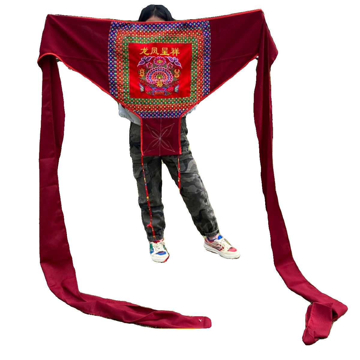 广西壮族传统老式婴儿背带宝宝前后双肩四季小孩通用土背巾棉绑带,淘宝优惠券,粉丝福利购,淘宝优惠卷