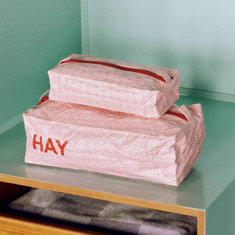 sort丹麦HAY像素格塑料收纳袋洗漱包笔袋手提袋单肩包CANDY MONO,淘宝优惠券,粉丝福利购,淘宝优惠卷