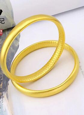 直播带货同款磨砂古法心经8N手镯闭口传承手镯送妈妈送老婆