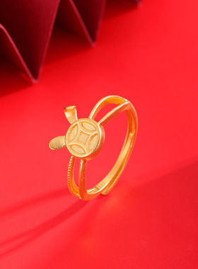 百搭时尚镀金女戒萌萌兔个性潮流风可爱活口戒指精美甜美生肖饰品