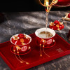 Wedding change of mouth toast tea cup wedding tableware set
