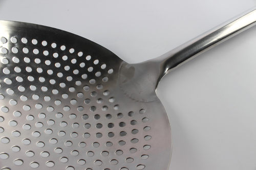 钢柄漏勺不锈钢大油鼓漏沥水面条捞饺子过滤网油捞菜勺厨房小家用 - 图2