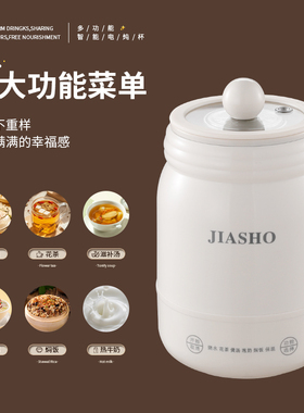 韩国电炖杯恒温保温陶瓷釉内胆煮火锅多功能便携电饭煲热奶神器
