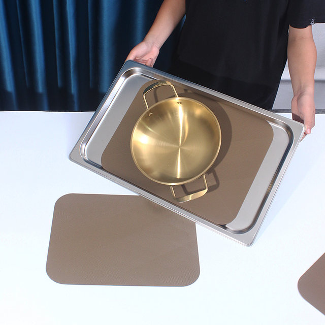 Restaurant square tray anti-slip pad high temperature resistance