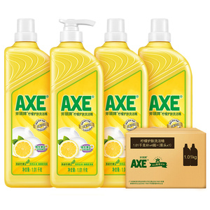 axe/斧头牌洗洁精家用家庭装1.01kg*4瓶