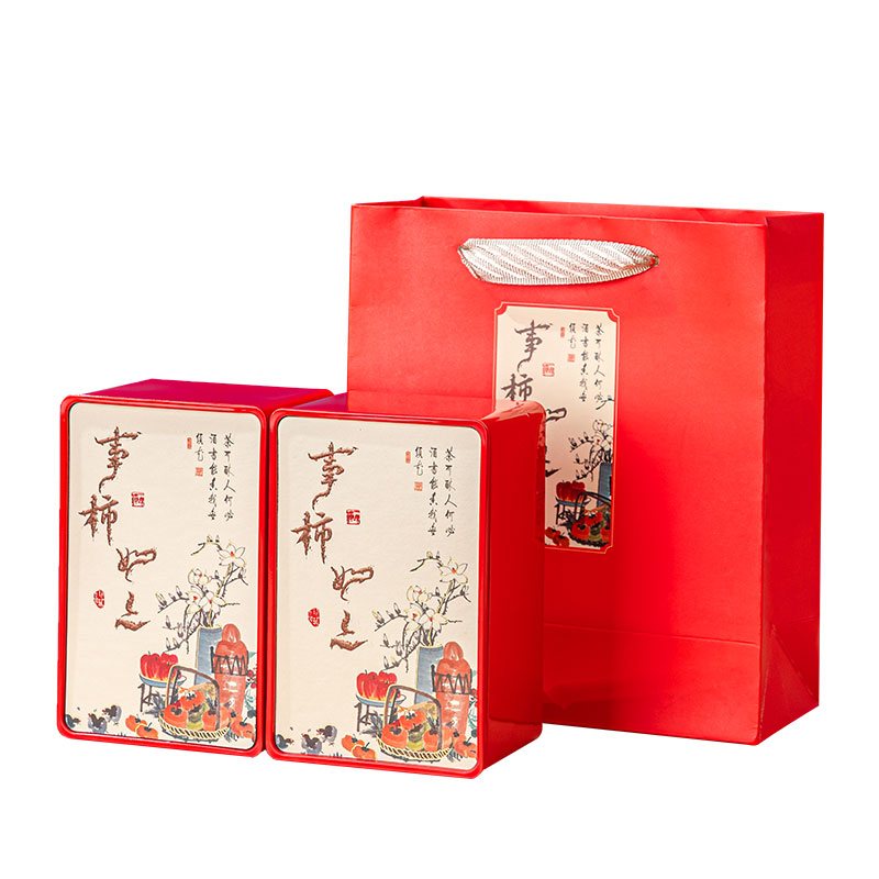 红茶包装盒空礼盒绿茶叶盒茶叶罐铁罐金骏眉包装盒铁观音茶盒空盒