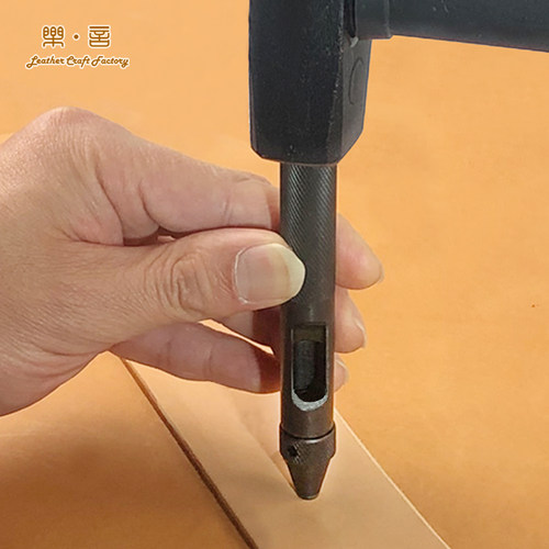乐言皮艺皮革打孔器替换圆冲六合一圆冲手工皮包冲子皮具DIY工具 - 图2
