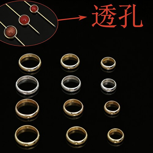 饰品材料DIY配件古风宫廷步摇发簪材料新款合金莲花底座 - 图1
