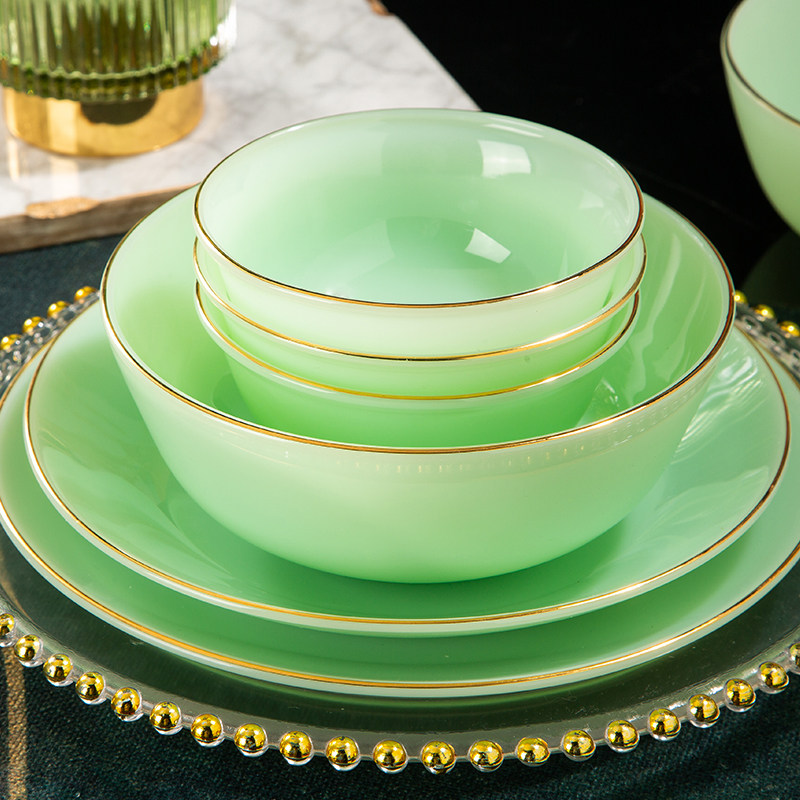 碗碟套装家用景德镇单个玉瓷餐具轻奢陶瓷碗盘碗筷套装碗盘组合,淘宝优惠券,粉丝福利购,淘宝优惠卷