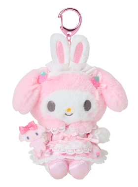 日本三丽鸥HelloKitty美乐蒂玉桂狗酷洛米角色大赏娃娃包包挂件