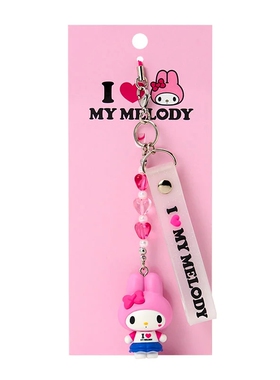 日本正版三丽鸥SanrioHelloKitty美乐蒂玉桂狗酷洛米钥匙链包挂件