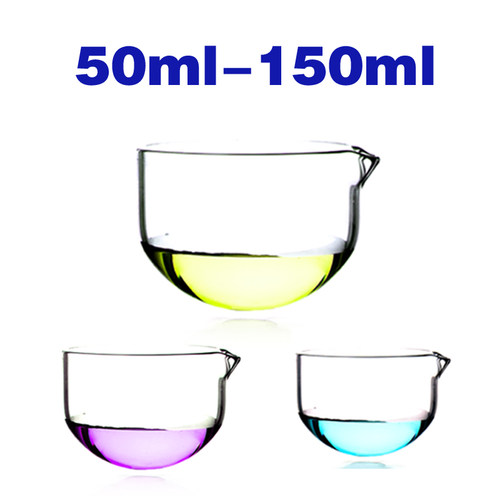 谱析正品/石英圆底蒸发皿Φ60mm-90mm/耐高温/实验室仪器/可定制 - 图1