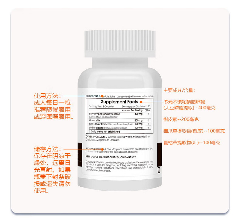 美国SPRUCE云杉小分子PPC结节散 胶囊 电视购物代购正品 去结节 - 图2