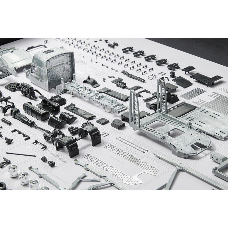 GCD 1:64奔驰重卡拖车运输车拆件相框 合金仿真汽车模型,淘宝优惠券,粉丝福利购,淘宝优惠卷
