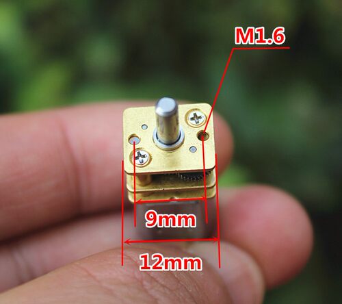 拆机 精密N20减速电机DC3V3.7V5V 6V直流马达微型全金属齿轮 - 图2